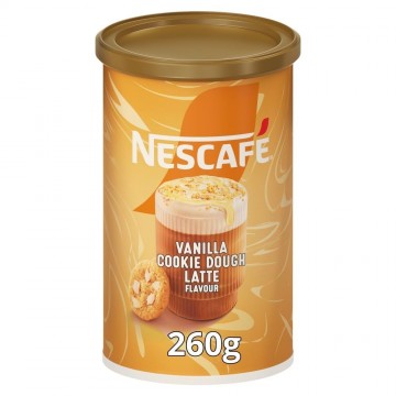 NESCAFE GOLD LATTE VANILLA COOKIE DOUGH kavos gėrimas indelyje 260 g
